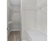 Walk-in closet with white wire shelving and plenty of storage space at 104 Browns Hollow Ct., Loris, SC 29569