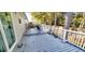 Lovely back deck featuring an open space for relaxing, bicycle, and easy home access at 1089 Weslin Creek Dr., Myrtle Beach, SC 29588