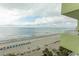 Stunning view of the wide sandy beach from a Coral Beach resort balcony at 1105 S Ocean Blvd. # 932, Myrtle Beach, SC 29577