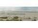 Beautiful beachfront view showcasing the sandy beach with rows of blue umbrellas at 1105 S Ocean Blvd. # 932, Myrtle Beach, SC 29577