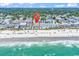 Breathtaking aerial view of homes situated near pristine beach, perfect for coastal living at 1119 S Ocean Blvd. # 8, Surfside Beach, SC 29575