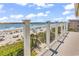 Wonderful deck overlooking the beach and clear blue skies at 1119 S Ocean Blvd. # 8, Surfside Beach, SC 29575