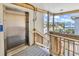 Elevator access and staircase provides a convenient entrance to the property at 1119 S Ocean Blvd. # 8, Surfside Beach, SC 29575