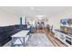 Bright living room featuring modern furnishings and an open floor plan at 1119 S Ocean Blvd. # 8, Surfside Beach, SC 29575