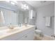 Bright bathroom with a double vanity and ample counter space at 1200 Bergen Dr., Loris, SC 29569