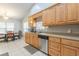 Spacious kitchen with stainless steel dishwasher and ample natural light at 1200 Bergen Dr., Loris, SC 29569