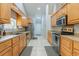 Functional kitchen featuring stainless steel appliances and plenty of counter space for meal preparation at 1200 Bergen Dr., Loris, SC 29569