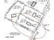Land plat map of lots with property lines, dimensions, and acreage indicated for each lot at 1321 Rabbit Ln., Conway, SC 29526
