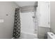 Bathroom featuring a toilet and shower with a shower curtain at 1356 Glenns Bay Rd. # A202, Surfside Beach, SC 29575