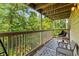 Outdoor patio featuring nice views, chairs and a beautiful rug at 1356 Glenns Bay Rd. # A202, Surfside Beach, SC 29575