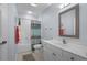 Neutral bathroom featuring a shower-tub combo and a vanity with storage at 1551 Spinnaker Dr. # 5312, North Myrtle Beach, SC 29582