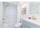 Cozy bathroom with shower/tub combo, vanity, and nautical decor offers a relaxing retreat at 161 Sea Watch Dr. # 601, Myrtle Beach, SC 29572