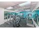 Well-equipped fitness center featuring modern cardio machines and weights at 161 Sea Watch Dr. # 601, Myrtle Beach, SC 29572