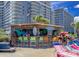 Lively outdoor bar on a sunny day, perfect for enjoying refreshments at 161 Sea Watch Dr. # 601, Myrtle Beach, SC 29572