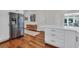 Modern kitchen with stainless steel appliances and marble countertop at 1619 Eastover Ln., North Myrtle Beach, SC 29582