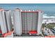A multi-story beachfront condo building, with balconies offering ocean views at 1625 S Ocean Blvd. # 211, North Myrtle Beach, SC 29582