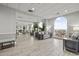 Inviting lobby area with comfortable seating, elegant decor and access to an outdoor seating area at 2001 S Ocean Blvd. # 815, Myrtle Beach, SC 29577