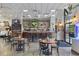 Restaurant interior featuring bar, dining tables, and decorative elements for a welcoming atmosphere at 2001 S Ocean Blvd. # 815, Myrtle Beach, SC 29577