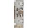 Overhead rendering of a third floor floorplan featuring bedrooms and bathrooms at 211A 15Th Ave. S, Surfside Beach, SC 29575