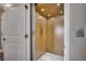 This home features a residential elevator with a wooden interior and recessed lighting at 211B 15Th Ave. S, Surfside Beach, SC 29575