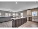 Bright, open floor plan featuring an island kitchen, living room, and dining area at 211B 15Th Ave. S, Surfside Beach, SC 29575