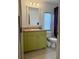 Bathroom with avocado colored vanity at 216 Walden Lake Rd., Conway, SC 29526