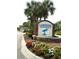 Lakeside Crossing entrance sign showcasing lush landscaping and inviting design, perfect for a community feel at 216 Walden Lake Rd., Conway, SC 29526