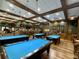 Community game room offers a vibrant space to enjoy billiards with multiple tables and a comfortable environment at 216 Walden Lake Rd., Conway, SC 29526