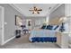 Inviting bedroom features a plush bed, soft carpet, and a calming color palette at 24 Jerry Ct., Pawleys Island, SC 29585