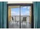 Relax on this condo balcony with seating and beautiful ocean views at 2600 N Ocean Blvd. # 1406, Myrtle Beach, SC 29577