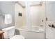 Bathroom featuring a tub/shower combo, and toilet at 2600 N Ocean Blvd. # 1406, Myrtle Beach, SC 29577
