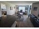 Bright dining area with a table, chairs, and a view of the bedroom at 297 Harvest Ridge Way, Conway, SC 29527