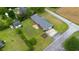 Aerial view of a house showing the layout of the home, driveway, and backyard at 316 Oliver St., Marion, SC 29571