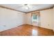 Bedroom with hardwood floors, a window and closet at 316 Oliver St., Marion, SC 29571