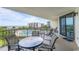 Balcony with ocean views, a pool view, and outdoor seating perfect for enjoying the scenery at 341 South Dunes Dr. # C-34, Pawleys Island, SC 29585