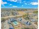 An aerial view of the condos shows a community pool and easy access to highways, stores, and recreation at 3700 Golf Colony Lane # 20-L, Little River, SC 29566