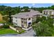 Aerial view of building featuring balconies, parking, and mature trees at 4101 Pinehurst Circle # Aa-3, Little River, SC 29566