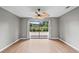 Living room space with sliding glass doors leading to the backyard view at 4101 Pinehurst Circle # Aa-3, Little River, SC 29566
