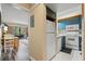 Open-concept kitchen with white appliances at 415 Ocean Creek Dr. # 2372, Myrtle Beach, SC 29572