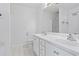 Spacious bathroom with double vanity, toilet, and combination tub and shower at 4196 Ravenwood Dr., Little River, SC 29566