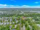 Aerial view of a coastal neighborhood featuring homes with green tree coverage at 4600 Murrells Inlet Rd., Murrells Inlet, SC 29576