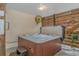 Relaxing hot tub area with convenient steps and stylish surroundings at 4600 Murrells Inlet Rd., Murrells Inlet, SC 29576