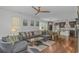 Comfortable living room with a sectional sofa and an open view of the modern kitchen at 4600 Murrells Inlet Rd., Murrells Inlet, SC 29576