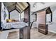 Fun bedroom with unique loft bunkbeds, each with a window at 5031 Medieval Dr., Conway, SC 29526