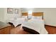 Cozy bedroom with two beds, soft lighting, and patterned carpet at 504 N Ocean Blvd. # 1106, Myrtle Beach, SC 29577