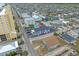 Aerial view showcases community with pools, parking, and close proximity to local attractions at 5409 N Ocean Blvd. # 100, North Myrtle Beach, SC 29582