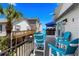 Relax on this inviting balcony with ocean views and comfortable seating, perfect for enjoying the coastal breeze at 6001 - 1082 S Kings Hwy., Myrtle Beach, SC 29575