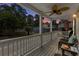 Relax on the porch with comfortable seating and enjoy the neighborhood view at 6001-1808 S Kings Hwy., Myrtle Beach, SC 29575