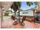 Inviting outdoor space featuring an umbrella-shaded table with seating for relaxed entertaining at 6001-T3 S Kings Hwy., Myrtle Beach, SC 29575
