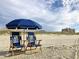 Relax on the beach in these comfortable chairs, provided for your enjoyment at 6015 Catalina Dr. # 732, North Myrtle Beach, SC 29582